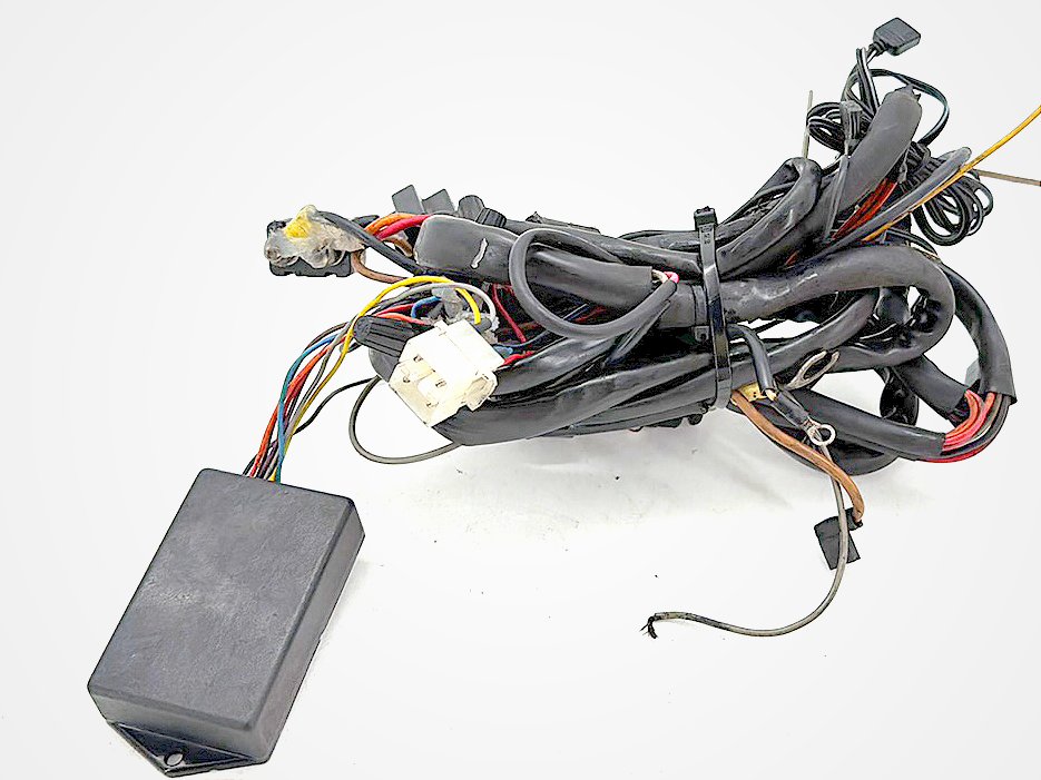 90 Harley Electra Glide Touring Sport OEM Wire Wiring Harness Plug In Connectors