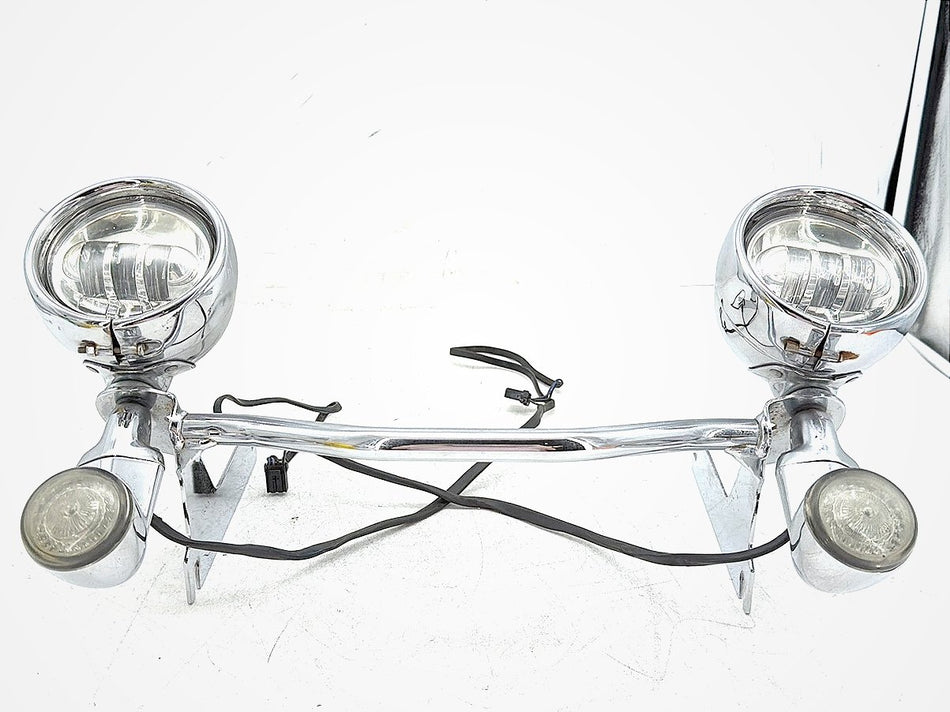 2006 Harley Electra Touring Ultra OEM Front Turn Signal Indicators Aux Light Bar