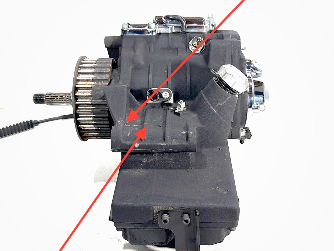 2011 Harley Street Glide Touring FLHX OEM 6 Speed Transmission Gearbox-CRACKED-