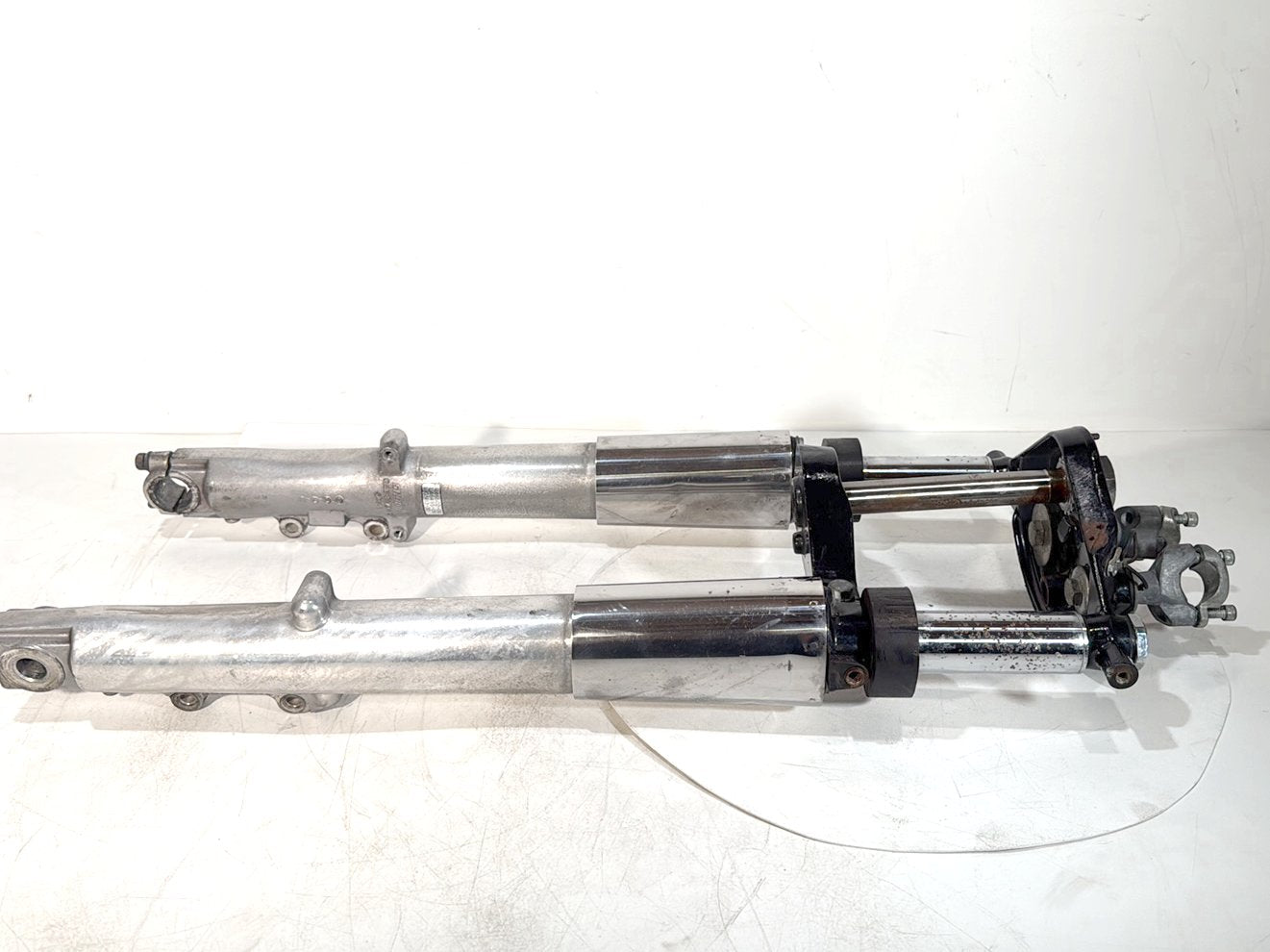 2007 - 2012 Harley-Davidson Touring Street Glide Front Triple Tree Set & LH RH Fork Legs Sliders