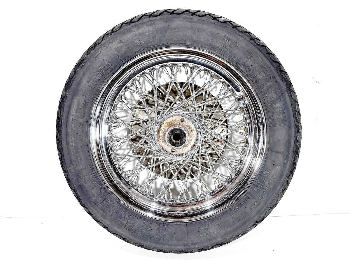 1995 Harley Heritage Softail Classic OEM Front Wheel Rim Tire Spoked MT90B16 16"