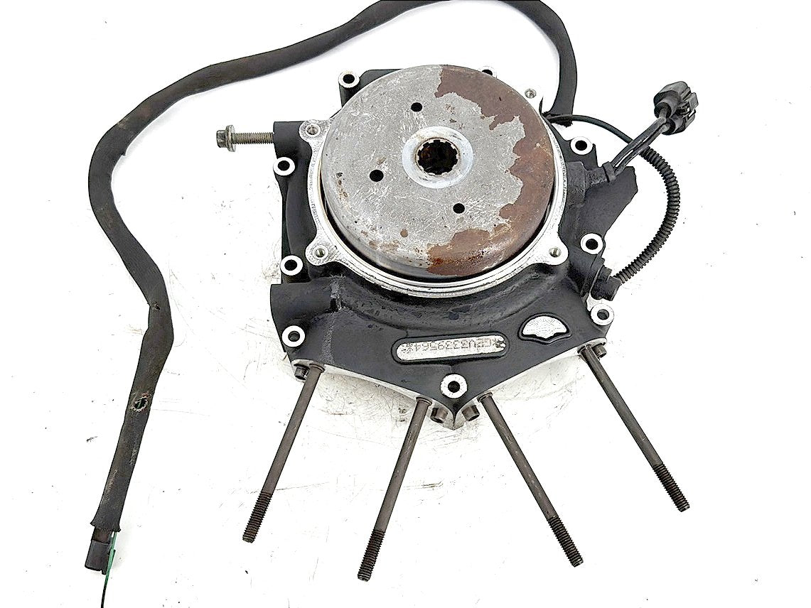 2008 Harley Touring FLHTCUI Electra Ultra OEM Crankcase Shaft Engine Motor Cover