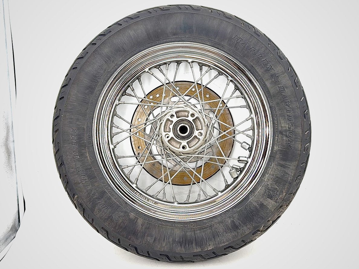 2000 Harley Softail FLSTC Heritage Classic OEM Rear Wheel Rim Tire Spoked