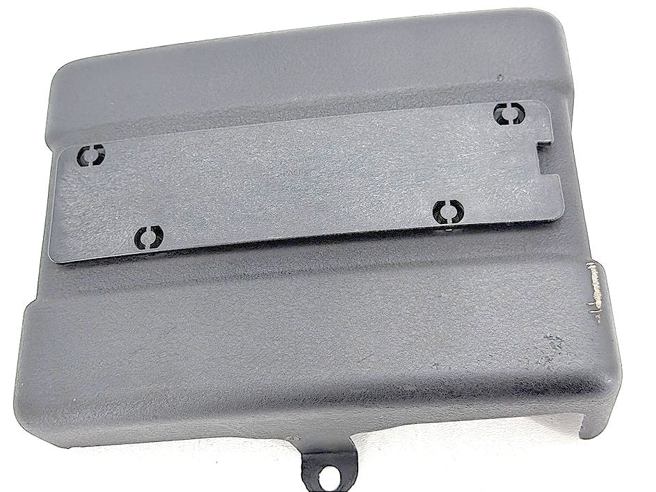 07 Harley Dyna Street Bob Lower Battery Tray Stay Box Cover Panel Black Wrinkle