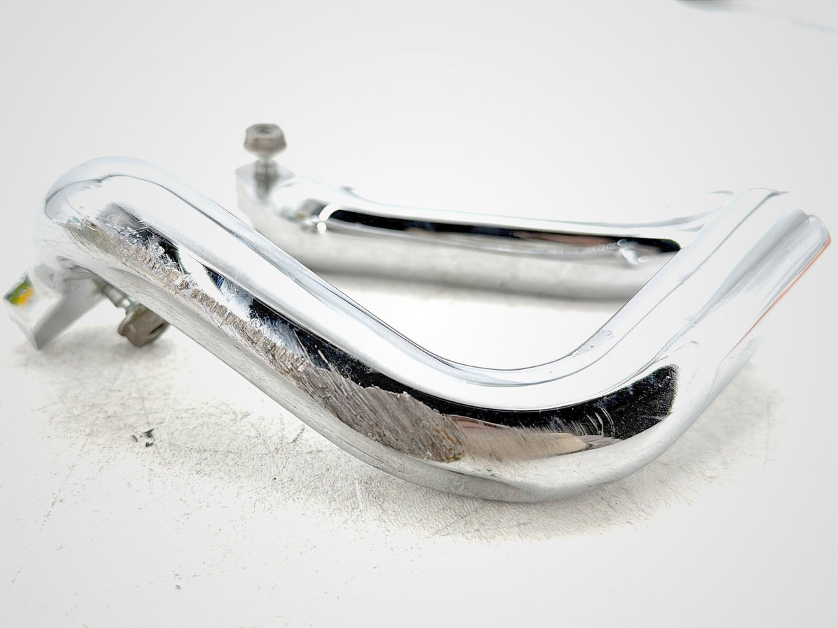 09 Harley Electra Touring CVO Left Right Foot Rest Peg Support Bracket SCRATCHED