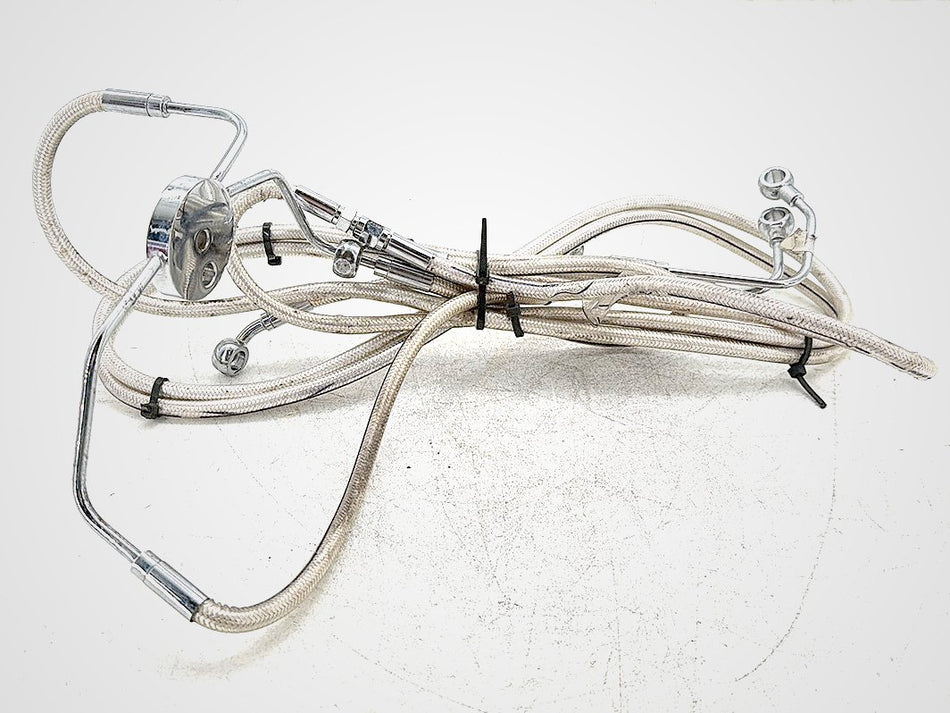 2011 Harley Street Glide Touring FLHX OEM Front Brake Hose Line Pipe ABS