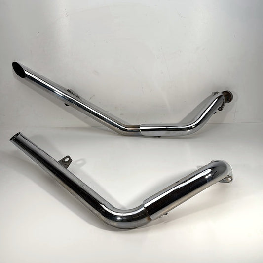 1986 - 2003 Harley-Davidson Sportster Hugger 883 Exhaust Header Pipes Muffler  	65569-86A