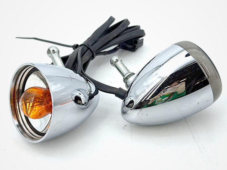 2009 Harley Sportster XL1200C 1200 Custom OEM Front Left Right Turn Signal Indicators