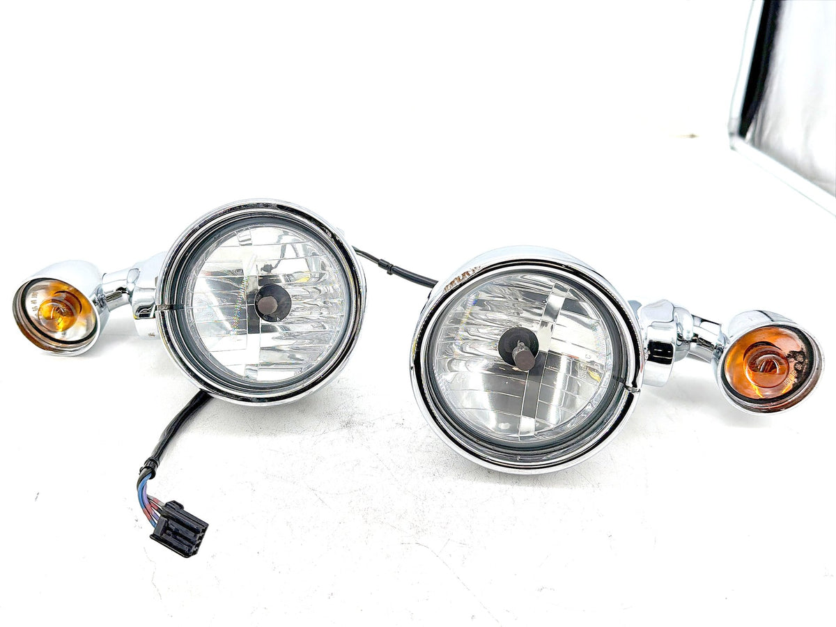 07 Harley Electra Touring CVO Eagle OEM Front Left Right Turn Signal Indicators