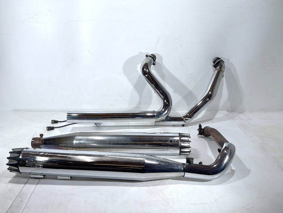 2011 Harley Electra Glide Ultra FLHTK Exhaust Header Pipes Muffler