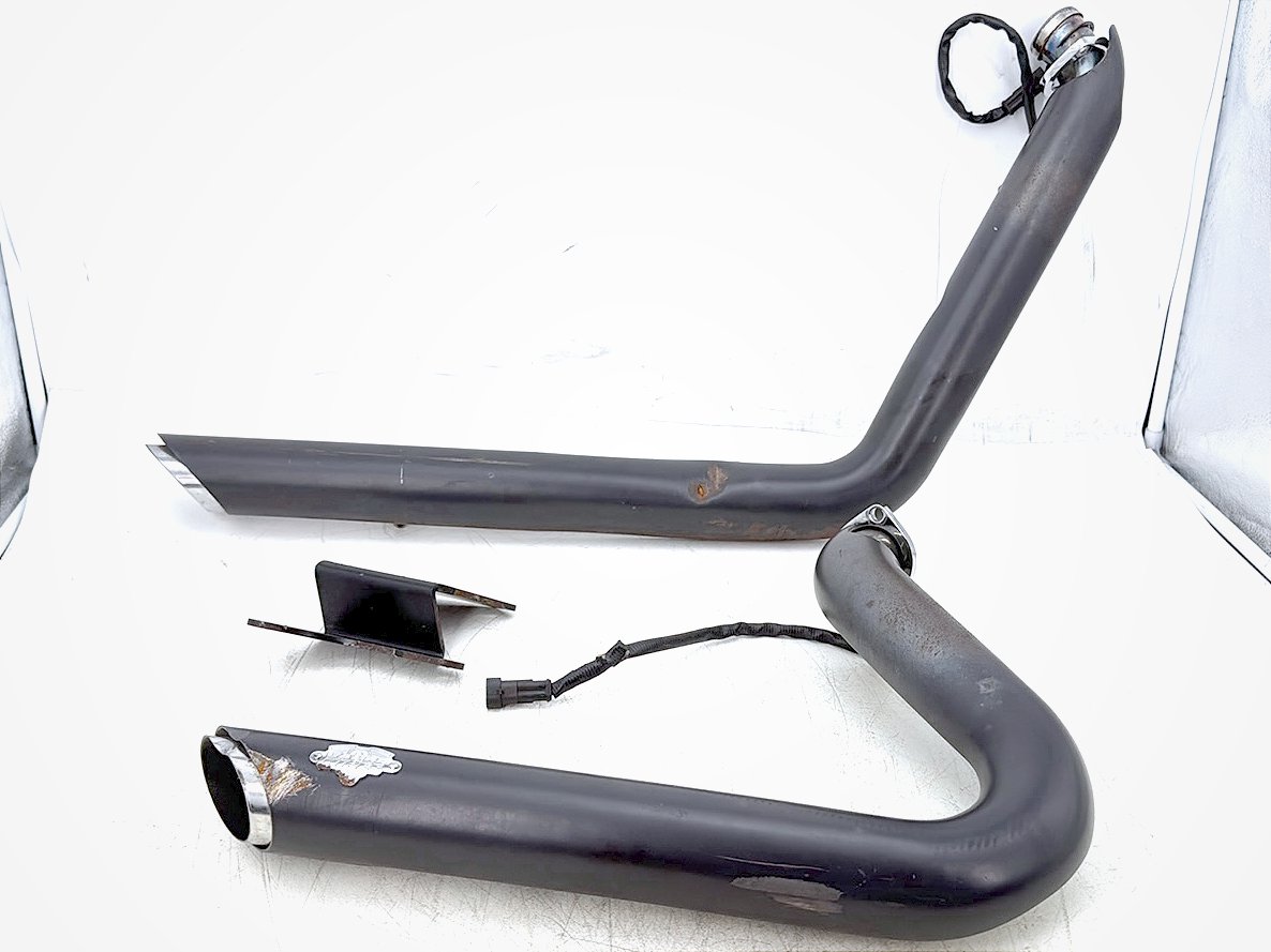 2007 Harley Dyna Street Bob FXDBI OEM Exhaust Header Pipes Vance & Hines