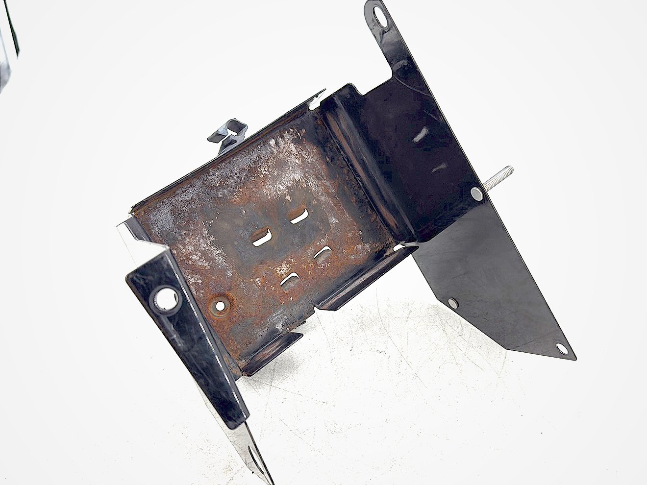 2004 Harley Road King Touring Custom FLHRSI OEM Battery Tray Bracket Holder Carrier