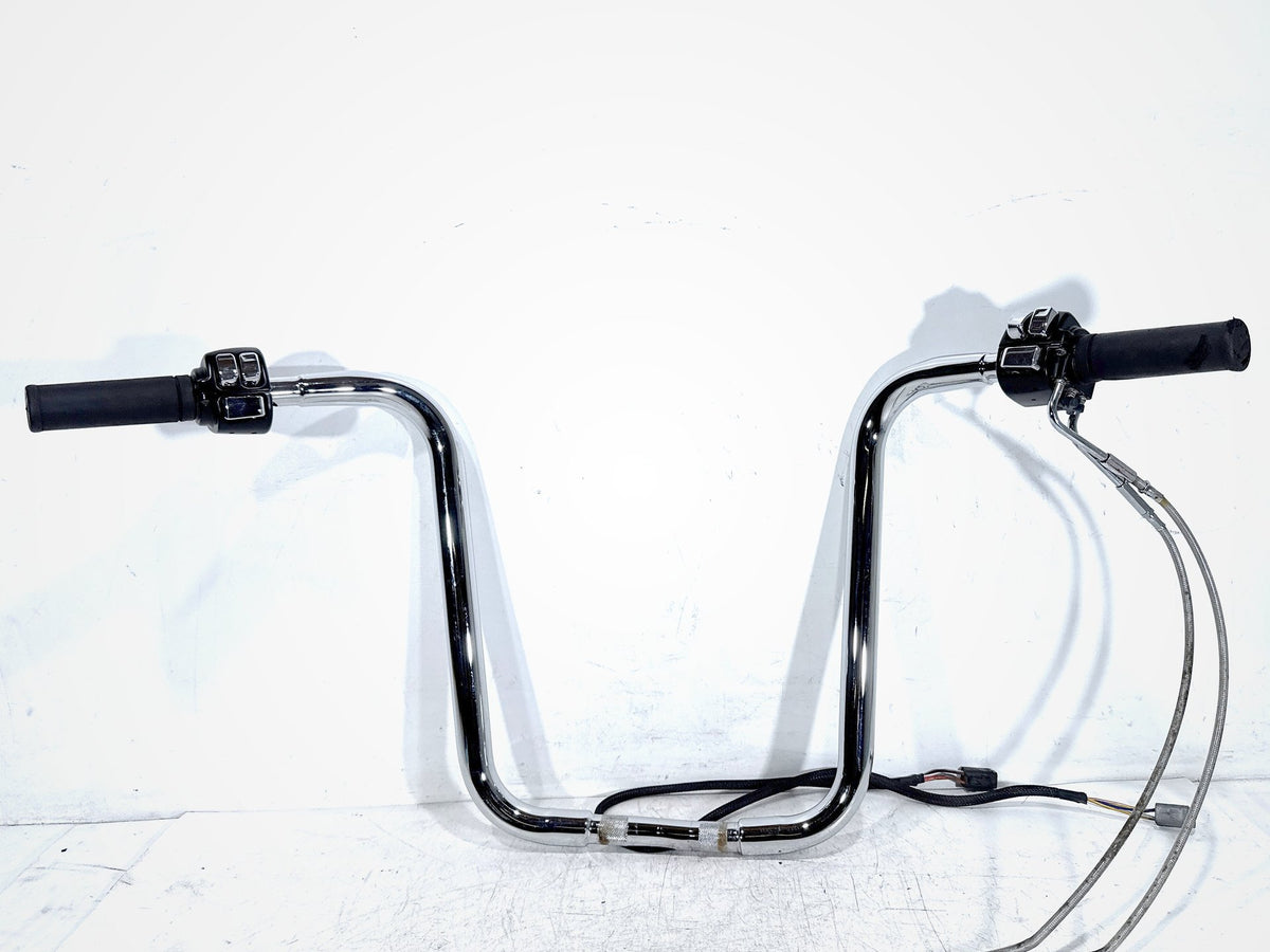 2001 Harley Fat Boy Softail FLSTF OEM Handlebars Left Right Switches Controls