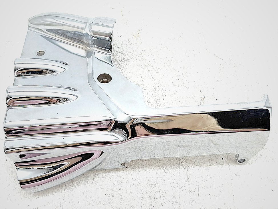 2004 Harley Road King Touring Classic Ribbed Transmission Interface Cover Panel