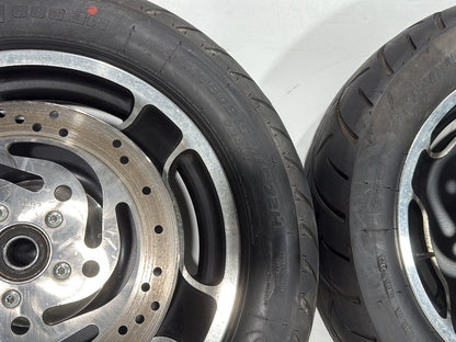 2007 Harley Street Glide Touring FLHX OEM Front & Rear Wheel Rim Tire