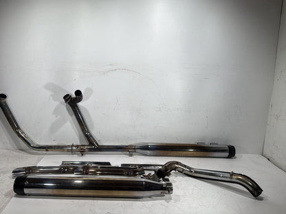 03 Harley Road King Touring FLHRCI Classic Exhaust Header Pipes Muffler RINEHART