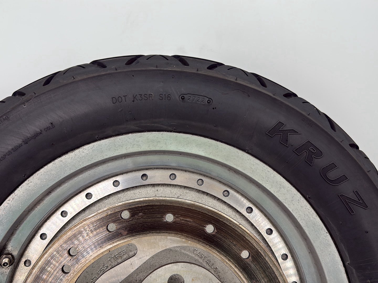 2009 Harley Sportster XL1200C 1200 Custom OEM Rear Wheel Rim Tire