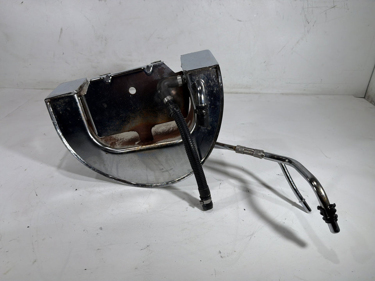 01 Harley Softail Deuce FXSTD OEM Oil Tank Reservoir Bottle Canister & Dipstick