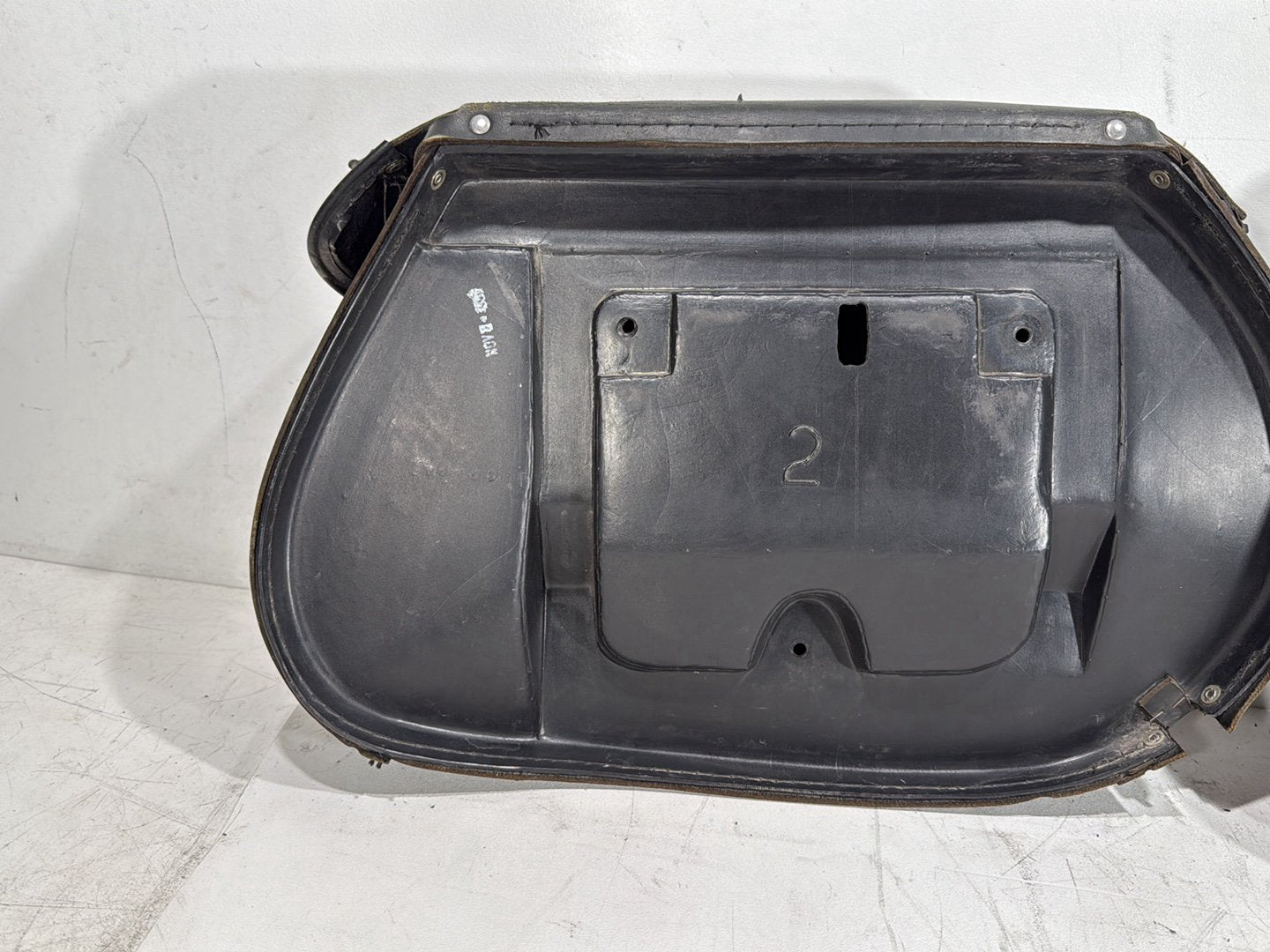 1991 Harley Heritage Softail Classic FLSTC OEM Rear Left Right Saddlebags Luggage Leather