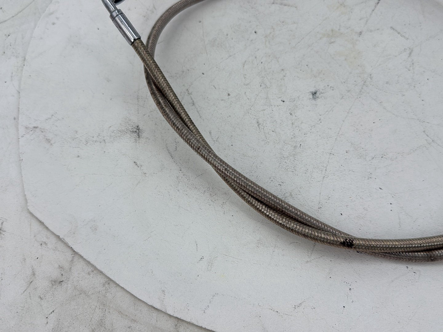 2006 Harley Dyna Super Glide Custom FXDCI OEM Front Brake Hose Line Pipe