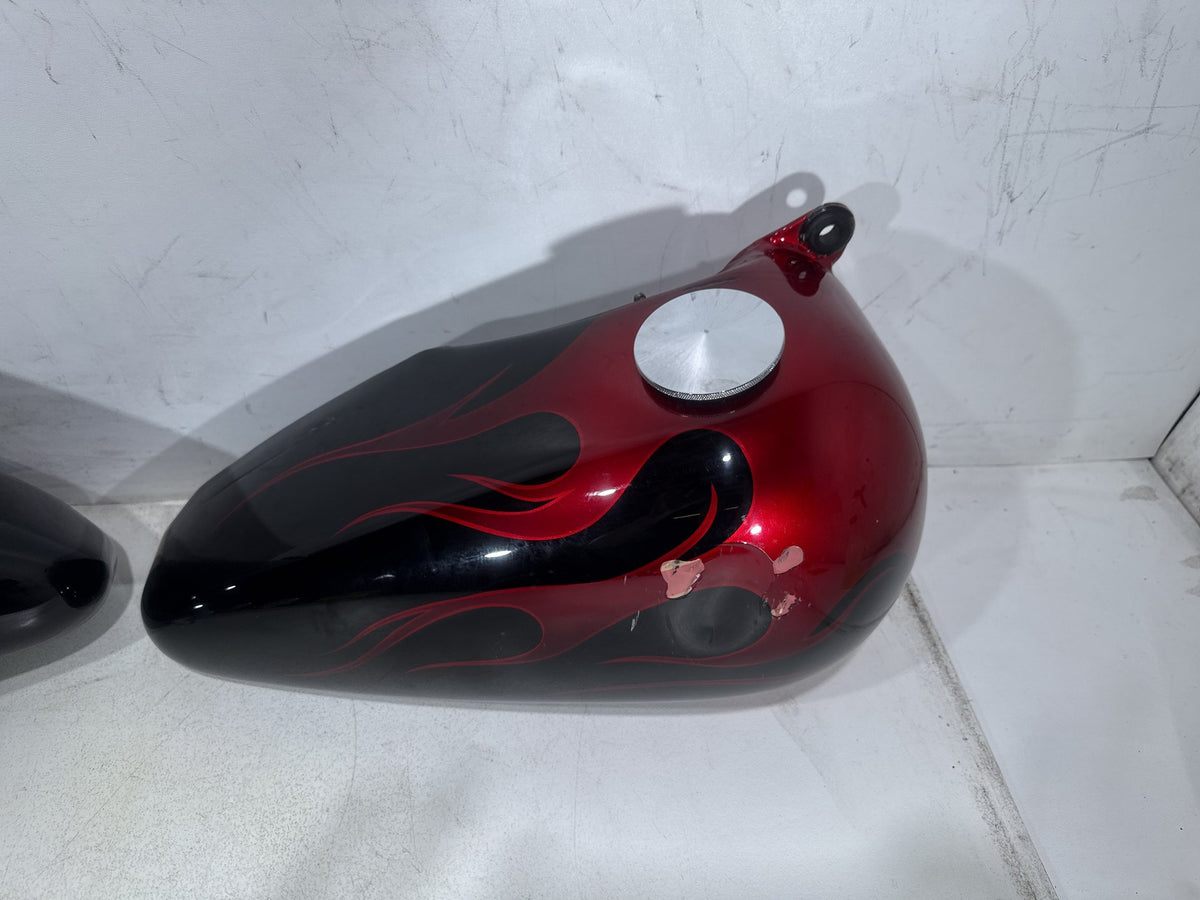 1994 Harley Softail Custom FXSTC OEM Left Right Fuel Gas Tank Gasoline Reservoir