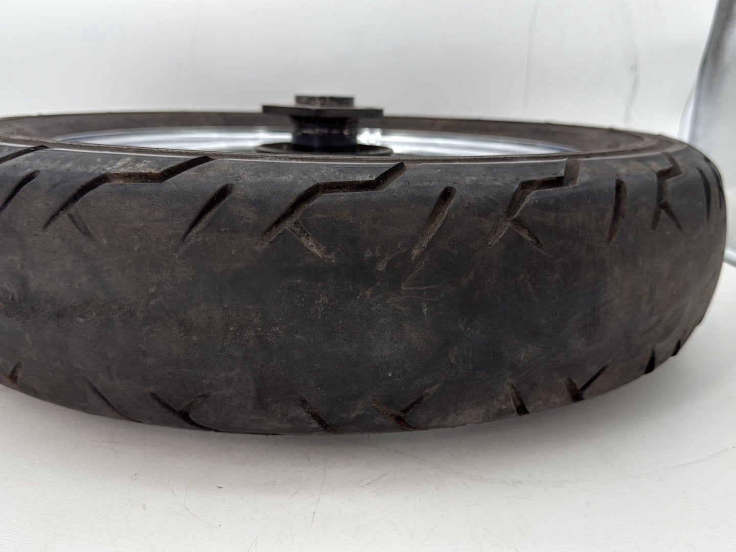 1993 Harley Sportster XLH883H Hugger 883 OEM Rear Wheel Rim Tire Spoked