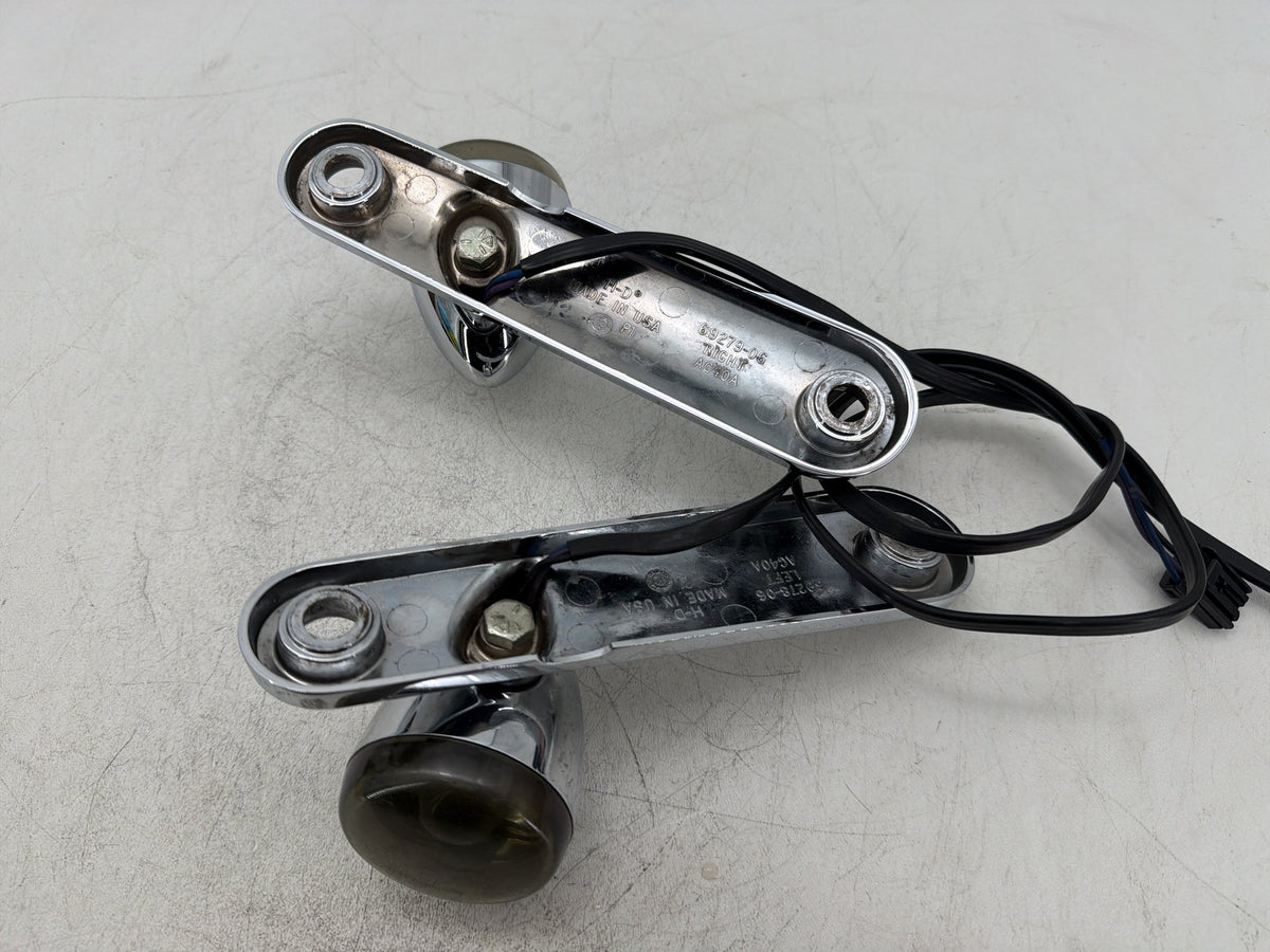 13 Harley Street Glide Touring FLHX OEM Front Left Right Turn Signal Indicators