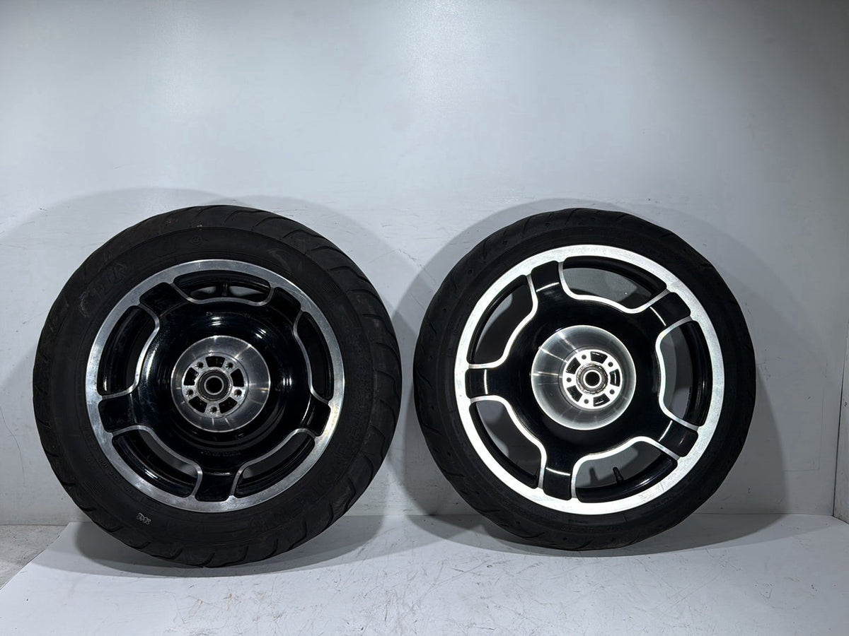 13 Harley Street Glide Touring OEM Front & Rear Wheel Rim Tire AIRSTRIKE 16" 18"