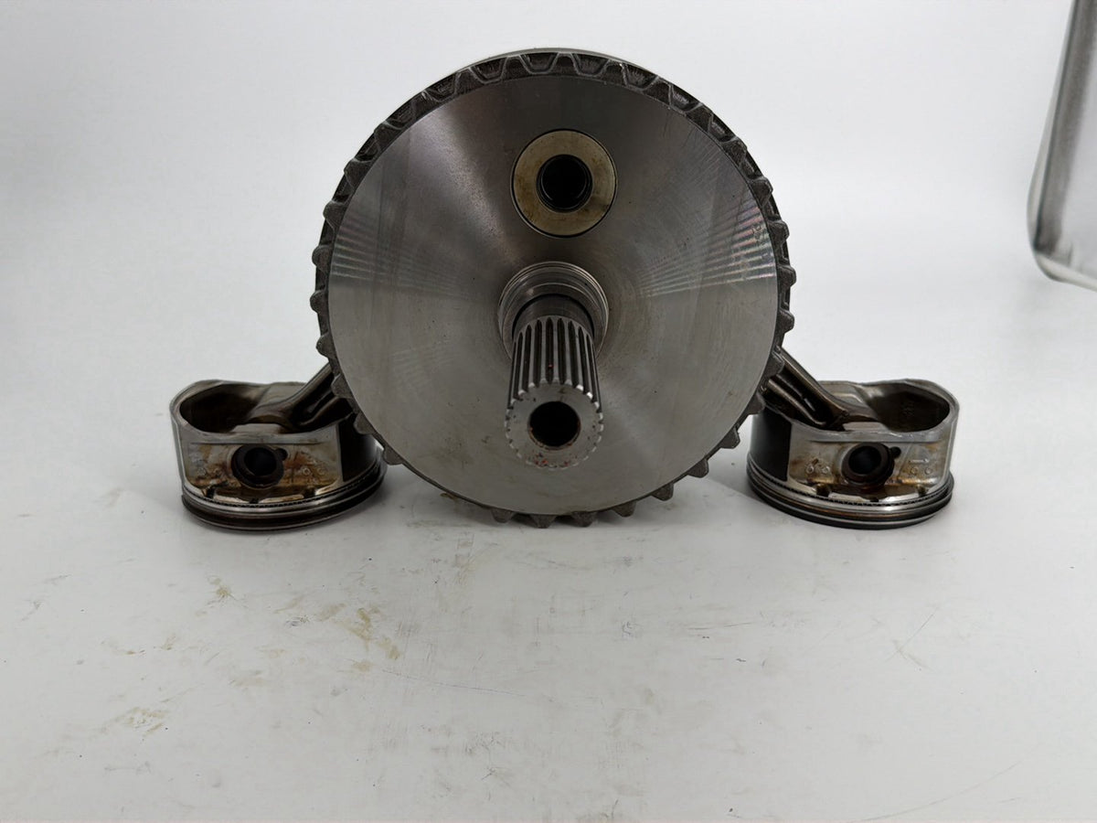 2008 Harley Softail Heritage OEM Twin Cam Engine Crank Shaft Flywheel Pistons