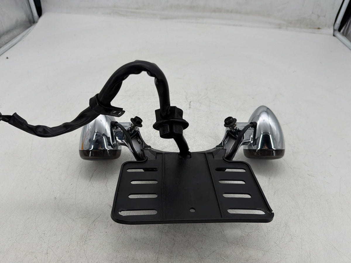2012 Harley Street Glide Touring Rear Left & Right Turn Signals & License Plate