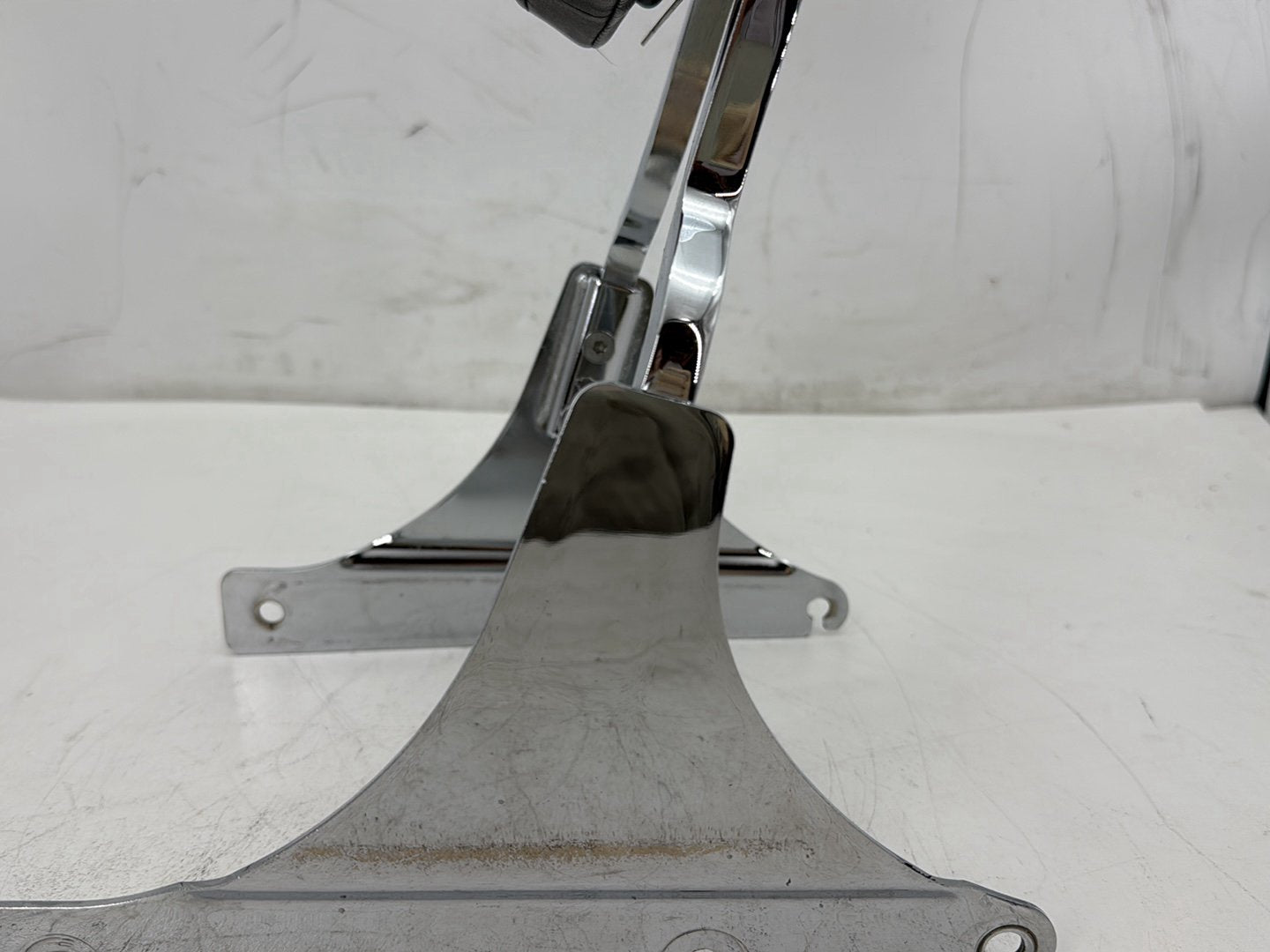 1997 Harley Softail Fat Boy FLSTF OEM Rear Sissy Bar w/ Backrest Cushion Pad