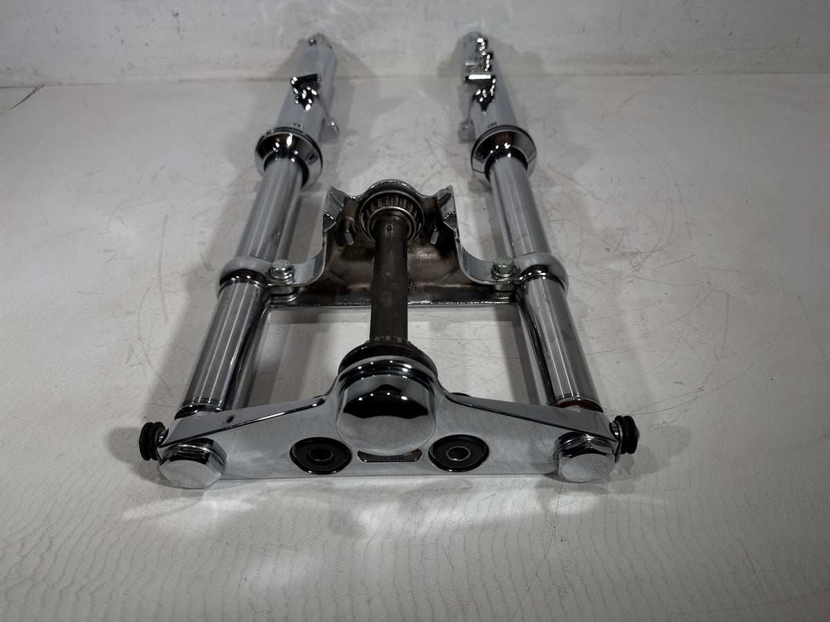 2001 Harley Softail Standard OEM Front Triple Tree Set & LH RH Fork Legs Sliders