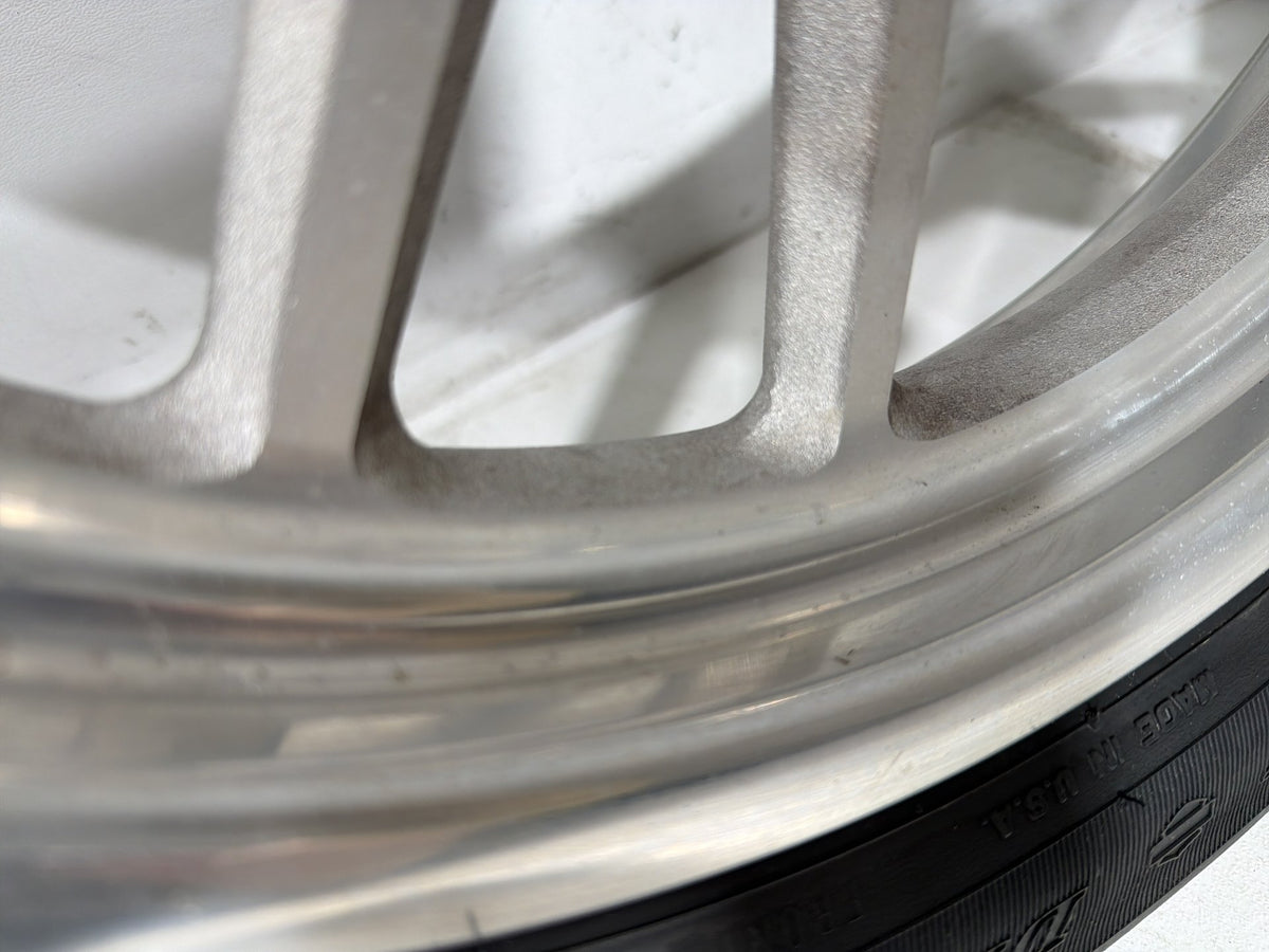 2007 Harley Dyna Super Glide FXD OEM Front & Rear Wheel Rim Tire 17" 19"