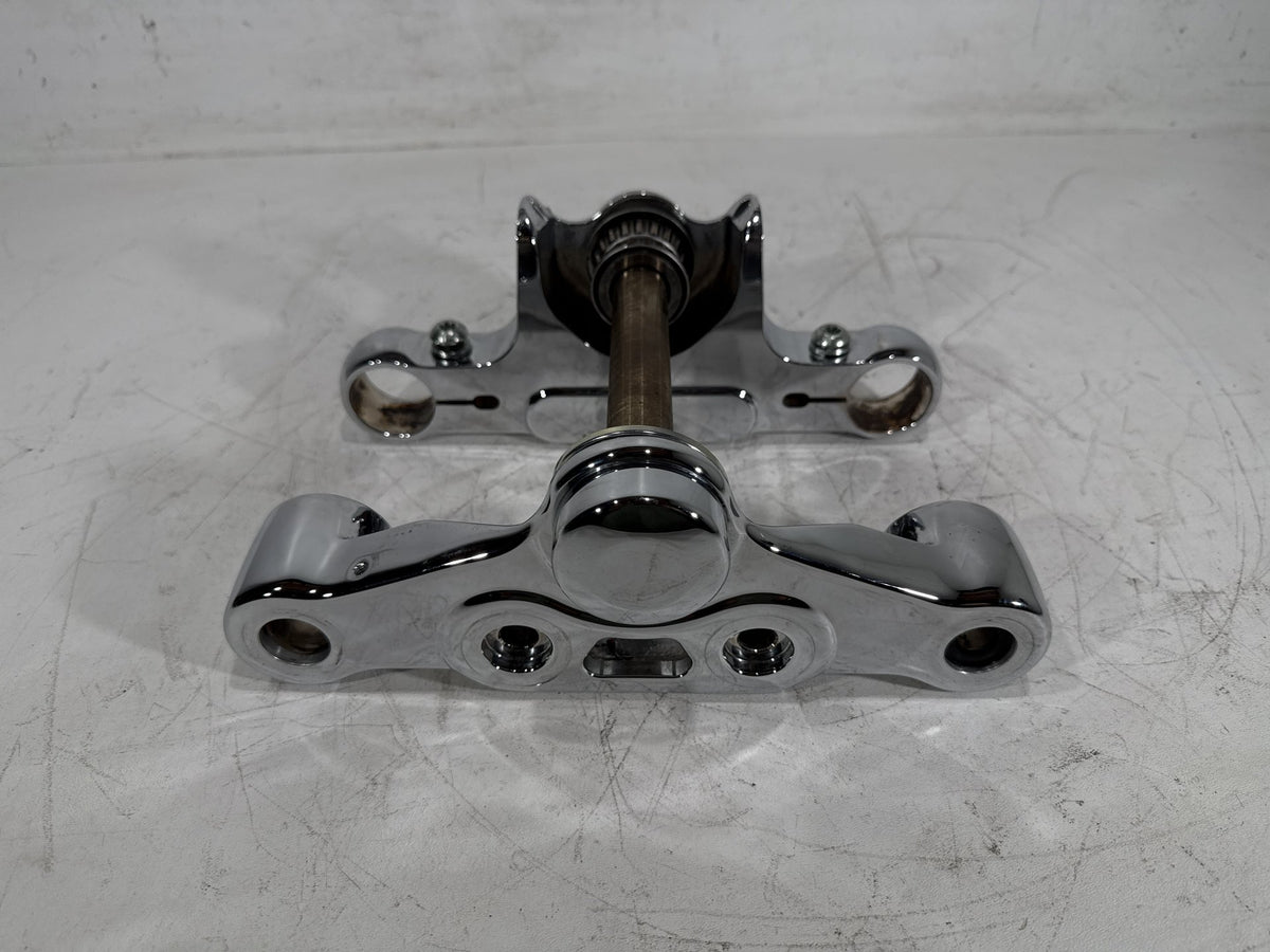 2003 Harley Softail Deuce FXSTDI OEM Front Fork Upper Lower Triple Tree