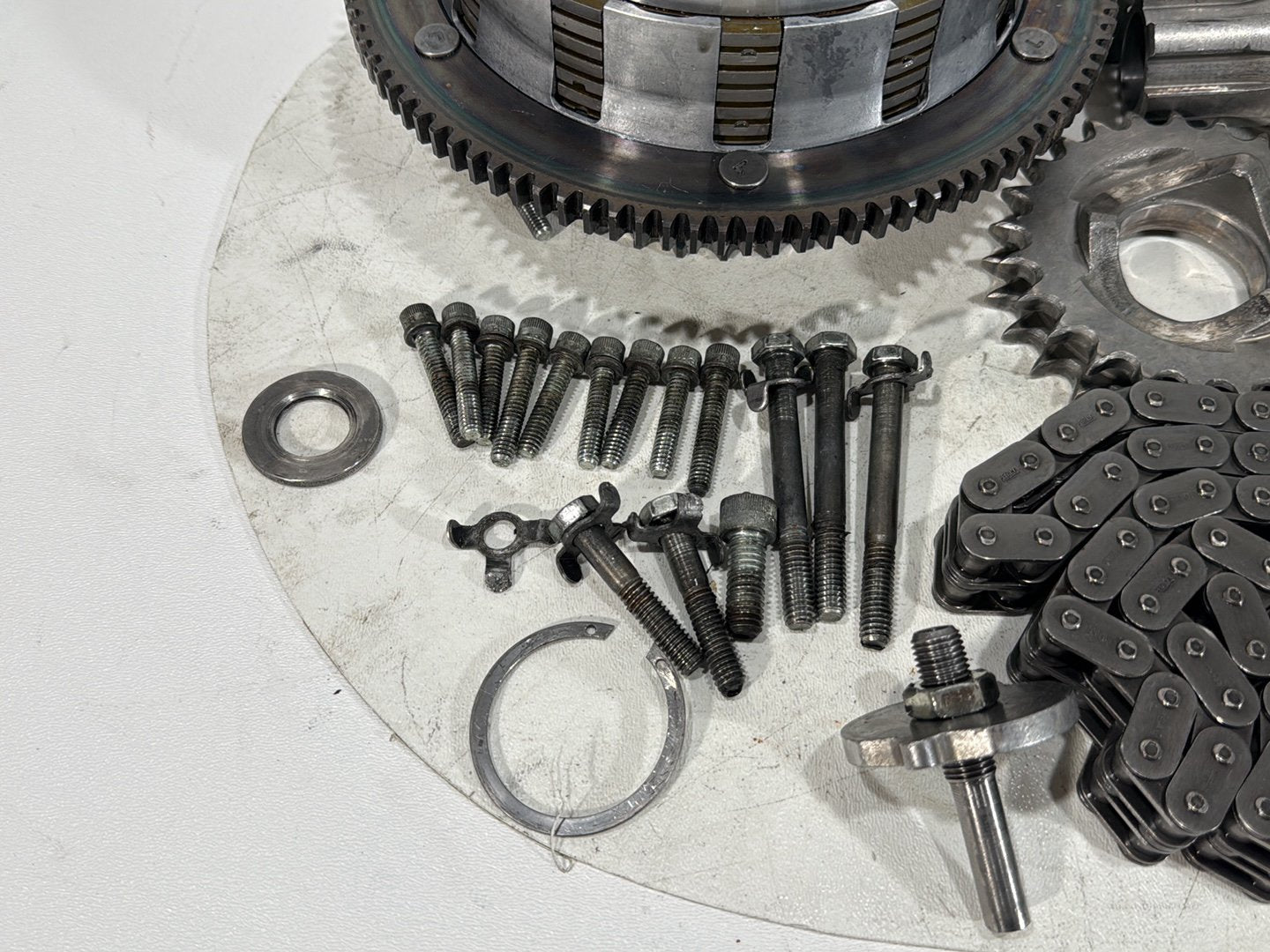 2003 Harley Electra Glide Touring Ultra FLHTCUI OEM Clutch Basket Chain Tensioner Kit