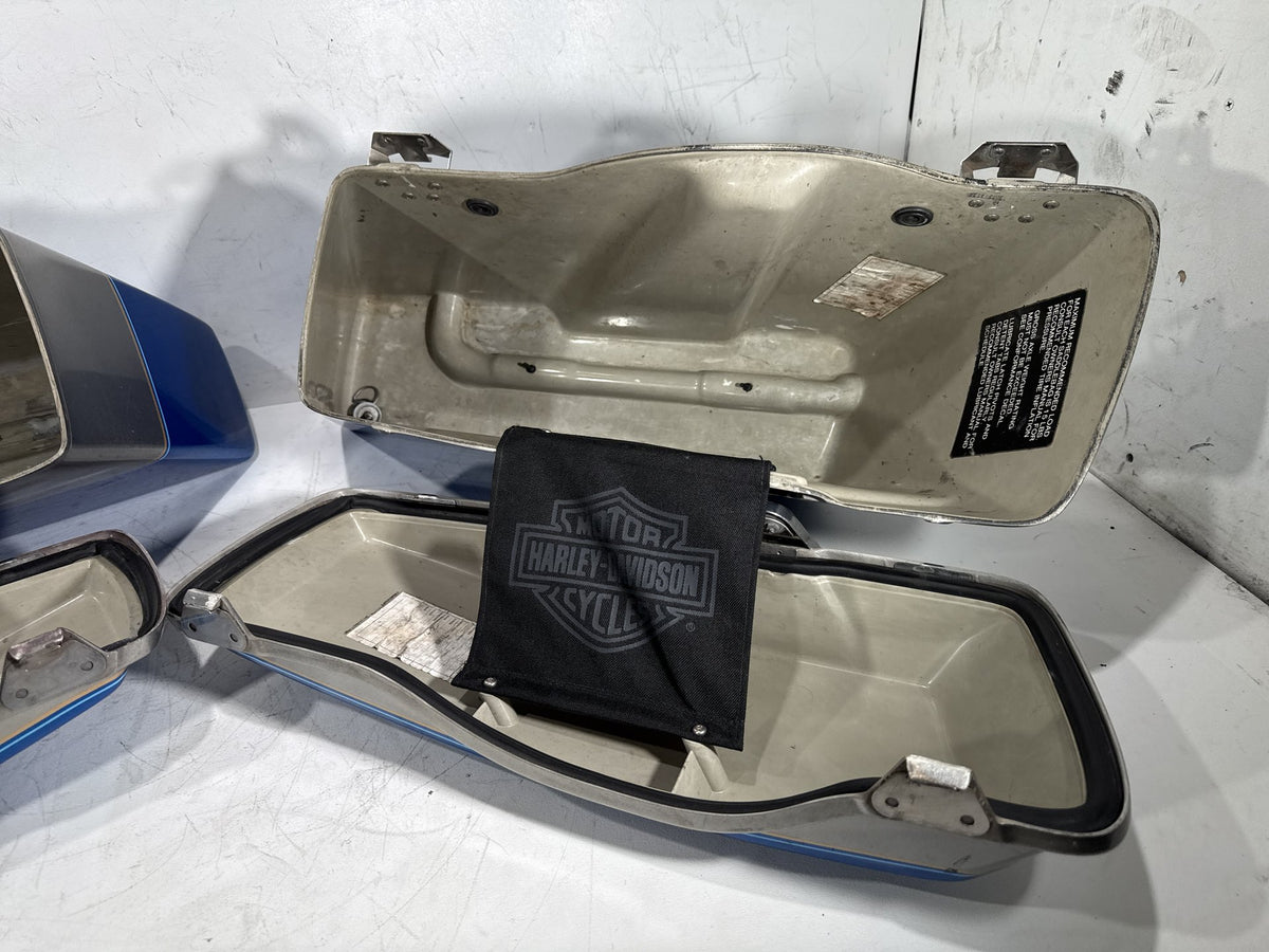 1996 Harley Electra Glide Touring Ultra OEM Left Right Saddlebags Luggage NOKey