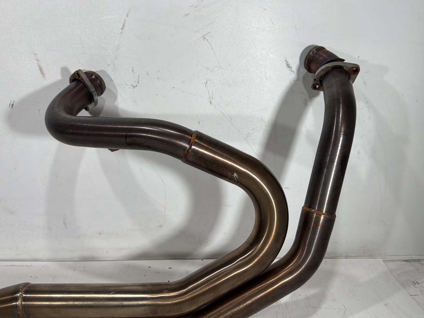 2004 Harley Dyna Super Glide FXDI OEM Exhaust Header Pipes Muffler
