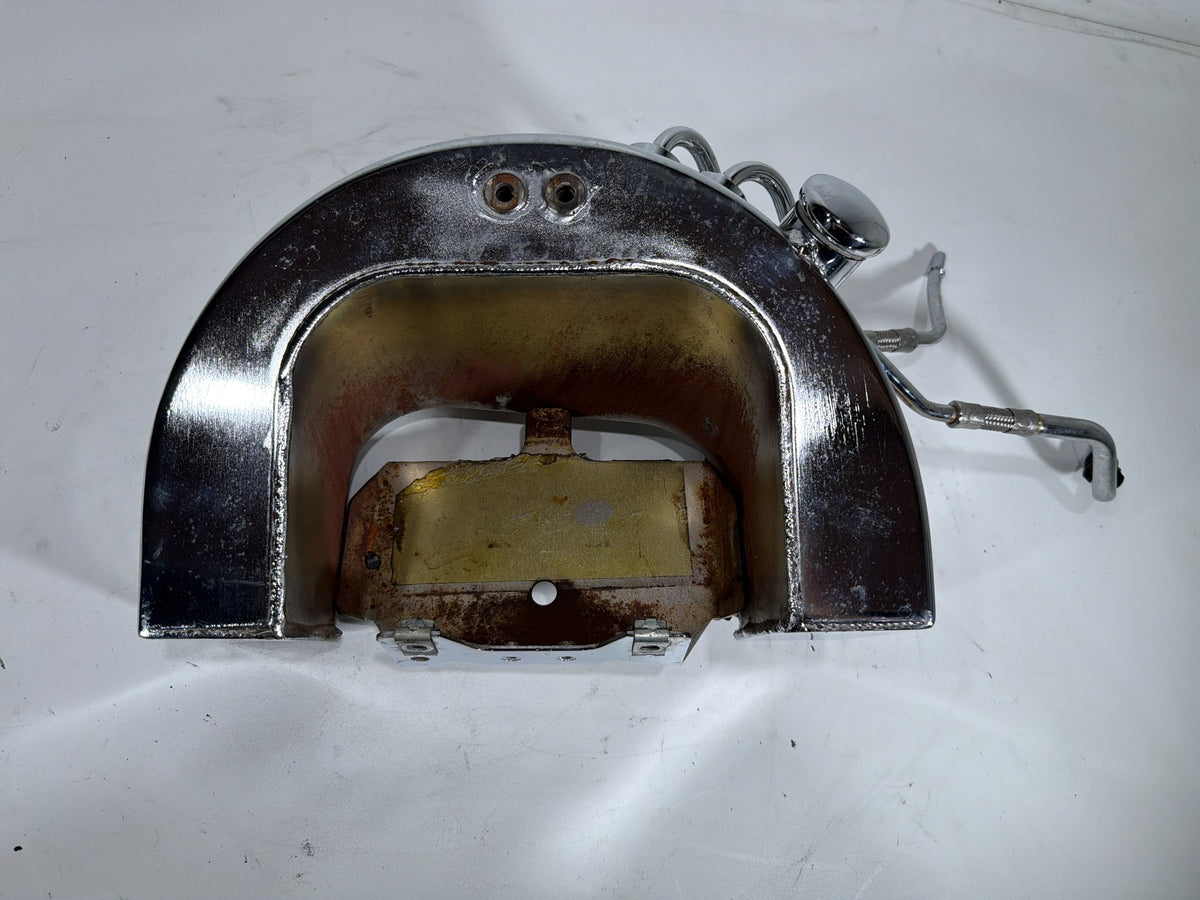 01 Harley Softail Deuce FXSTD OEM Oil Tank Reservoir Bottle Canister & Dipstick