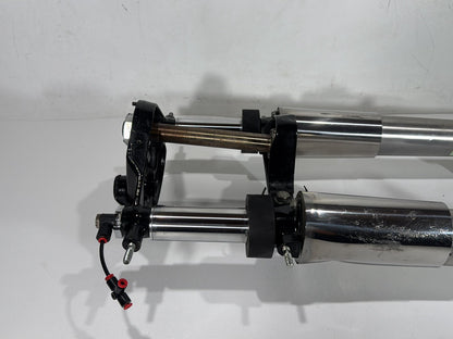 1998 Harley Road King Touring FLHRCI Classic OEM Front Triple Tree Set & LH RH Fork Legs Sliders