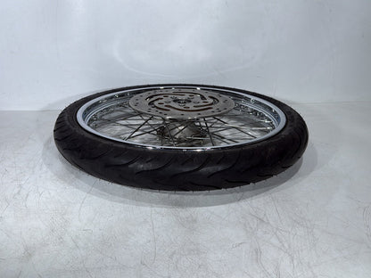 09 Harley Sportster XL1200 1200 Low OEM Front Wheel Rim Tire Spoked MH90-21 21"