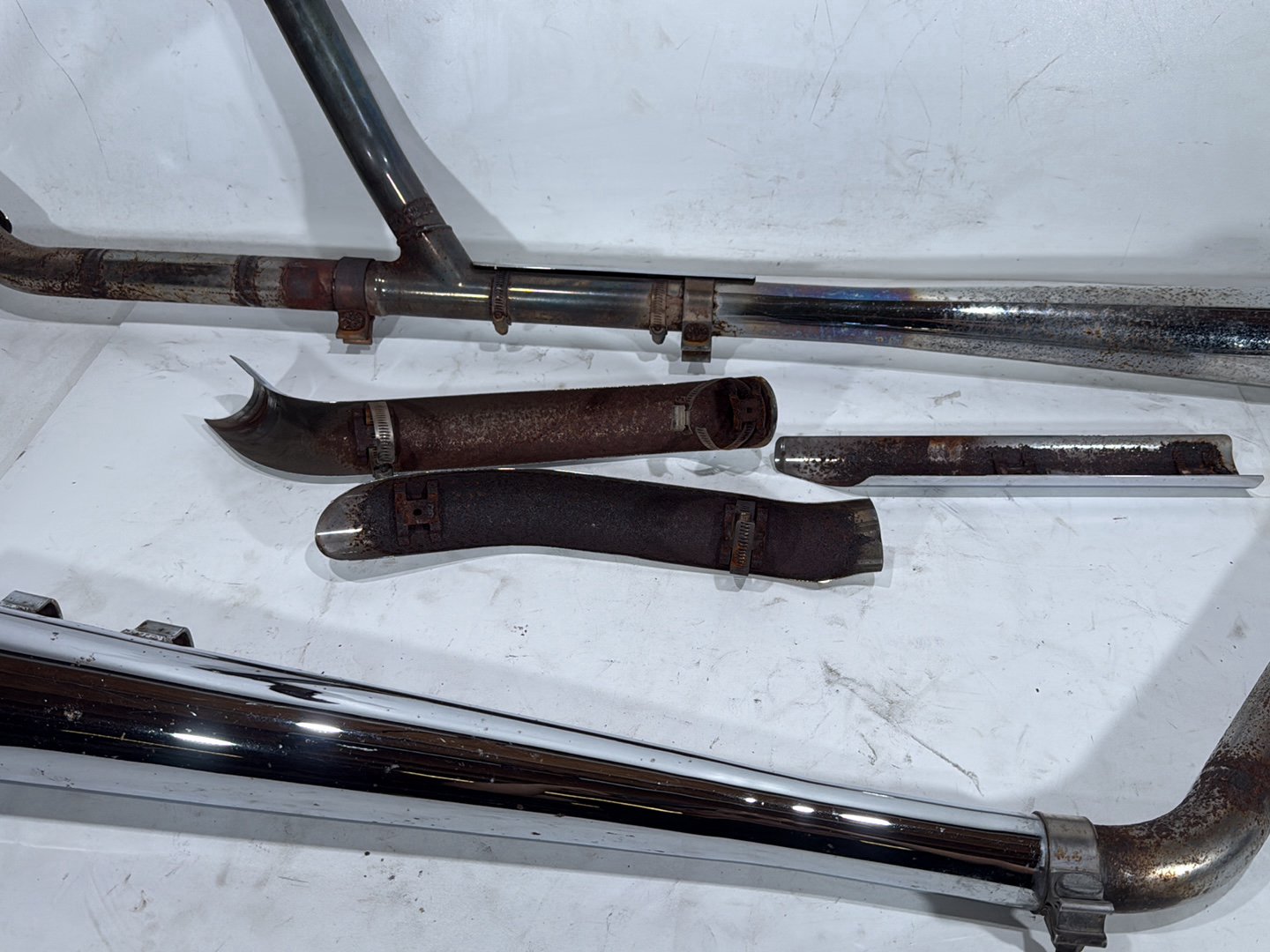 2005 Harley Electra Glide Touring Ultra OEM Exhaust Header Pipes Muffler