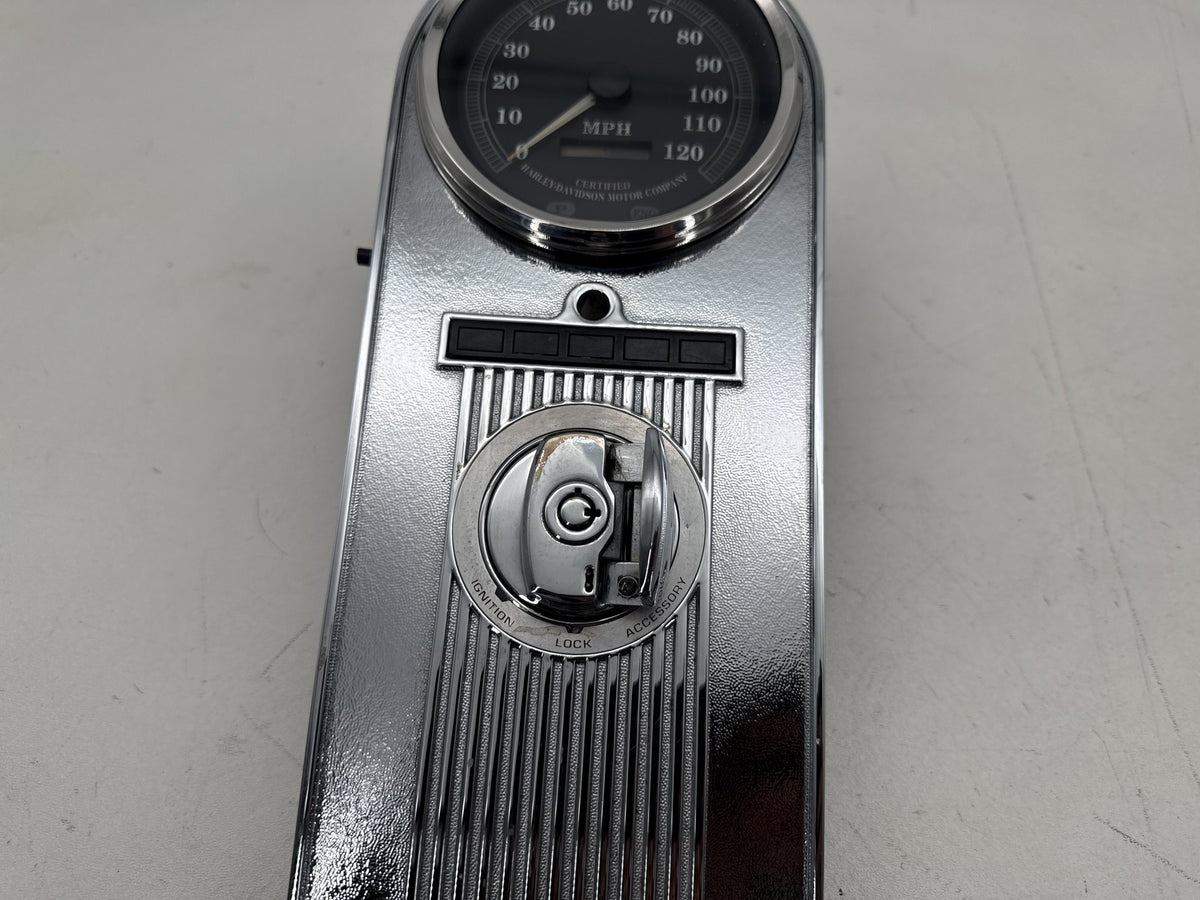 1997 Harley Road King Touring OEM Fuel Tank Dash Console Speedometer NOKey 28K