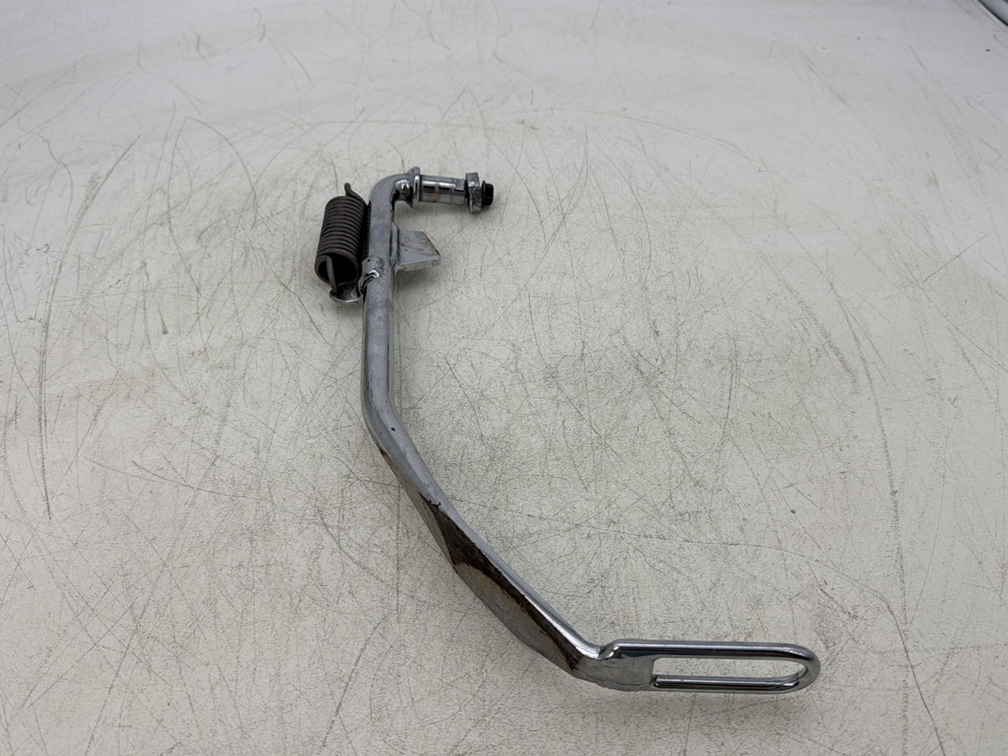2004 Harley Dyna Super Glide FXDI OEM Left Side Jiffy Kick Stand & Spring