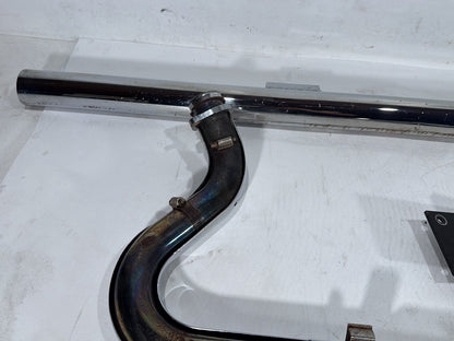 2000 Harley Dyna FXDWG Wide Glide OEM Exhaust Header Pipes Muffler