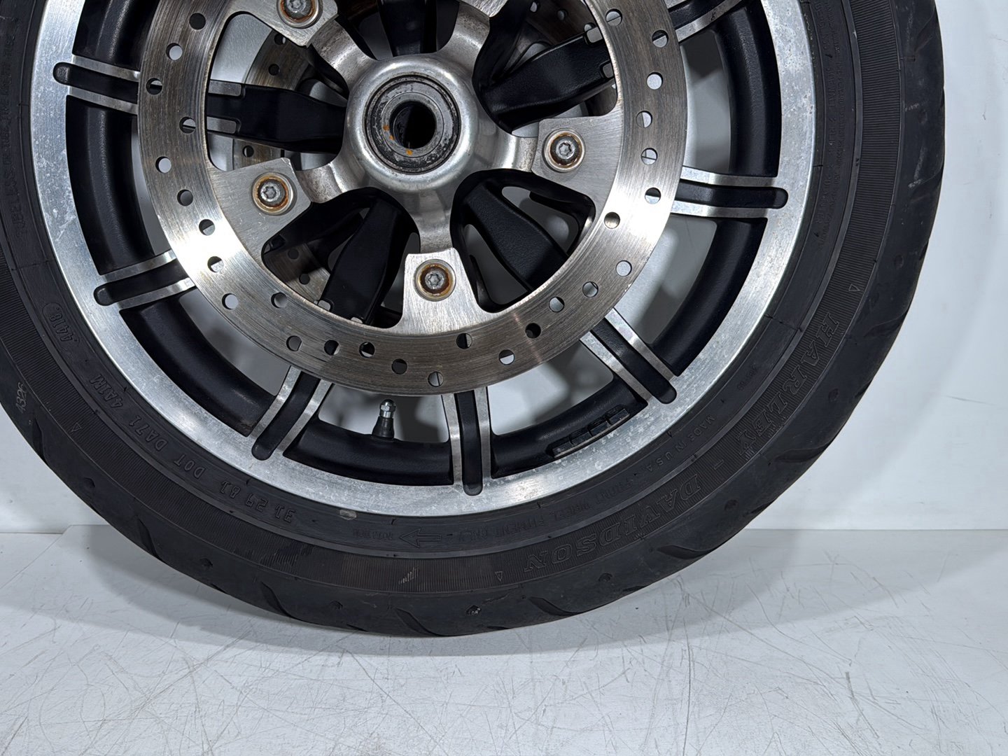 2015 Harley Touring FLHXS Street Glide OEM Front Wheel Rim Tire