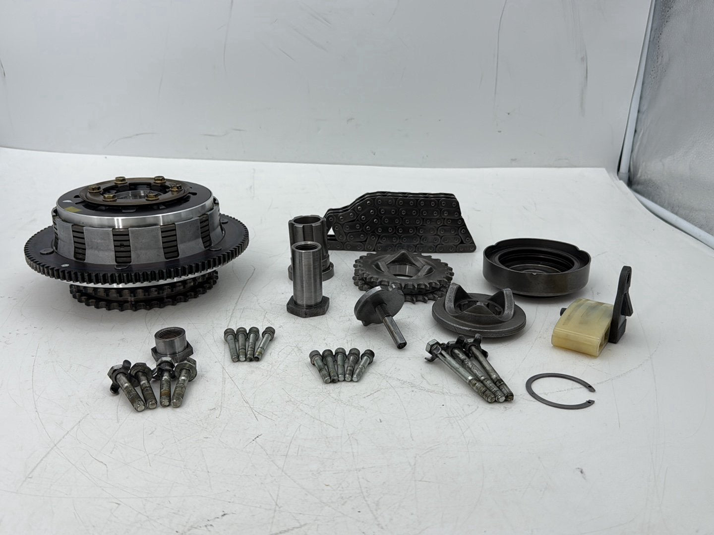 2005 Harley Touring FLHRCI Road King Classic OEM Clutch Basket Chain Tensioner Kit