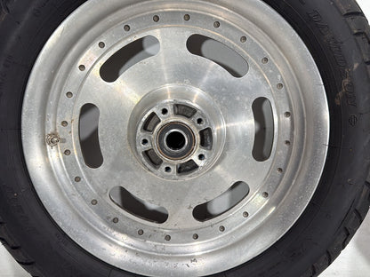 08 Harley Dyna Fat Bob OEM Front Rear Wheel Rim Tire 130/90B16 180/70B17 16" 17"