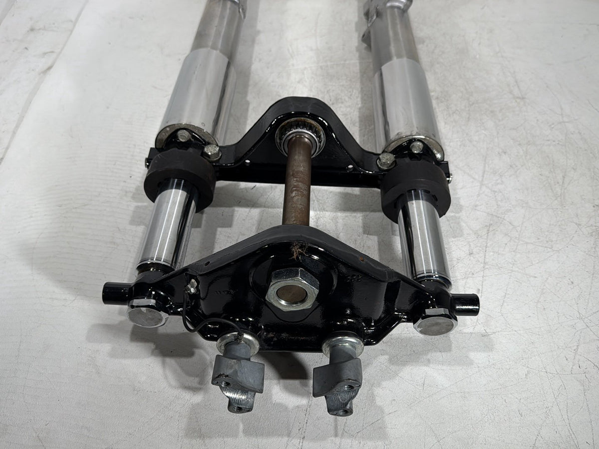07 Harley Electra Glide Touring Front Triple Tree Set & LH RH Fork Legs Sliders