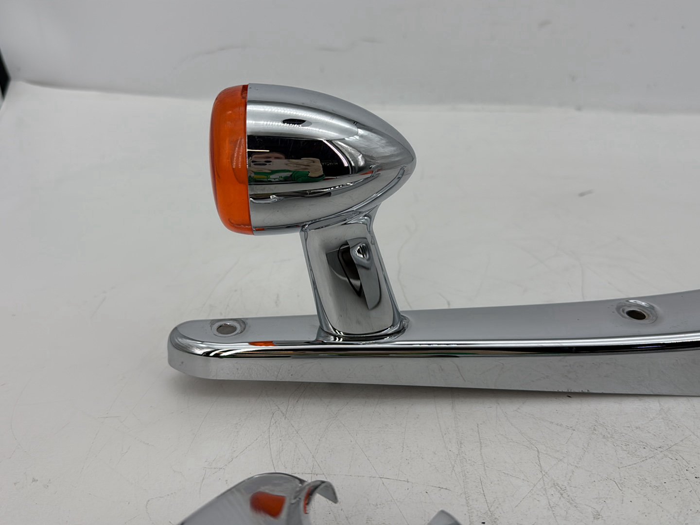 2006 Harley Sportster XL883C 883 Custom OEM Rear Left Right Fender Struts Bracket & Turn Signal