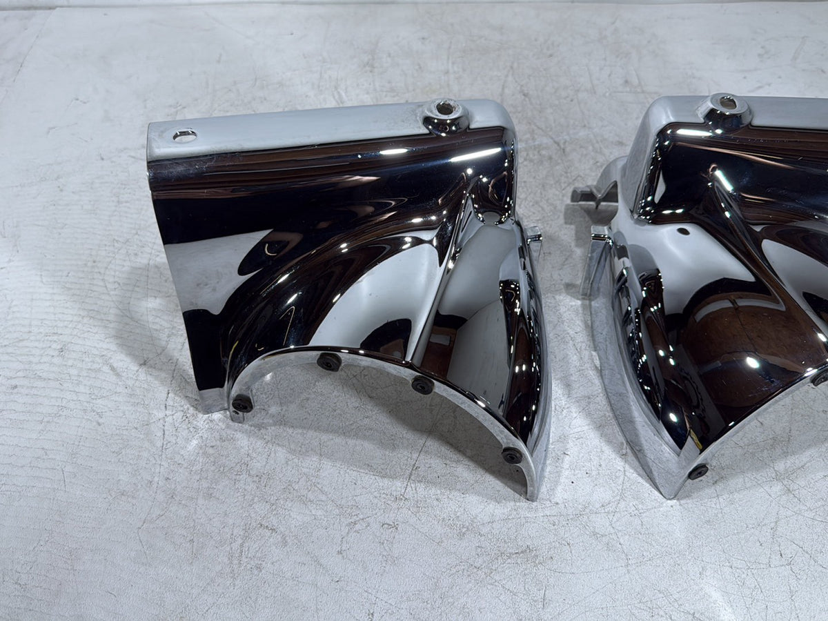 2005 Harley Road King Touring Police OEM Left & Right Headlamp Nacelle Covers